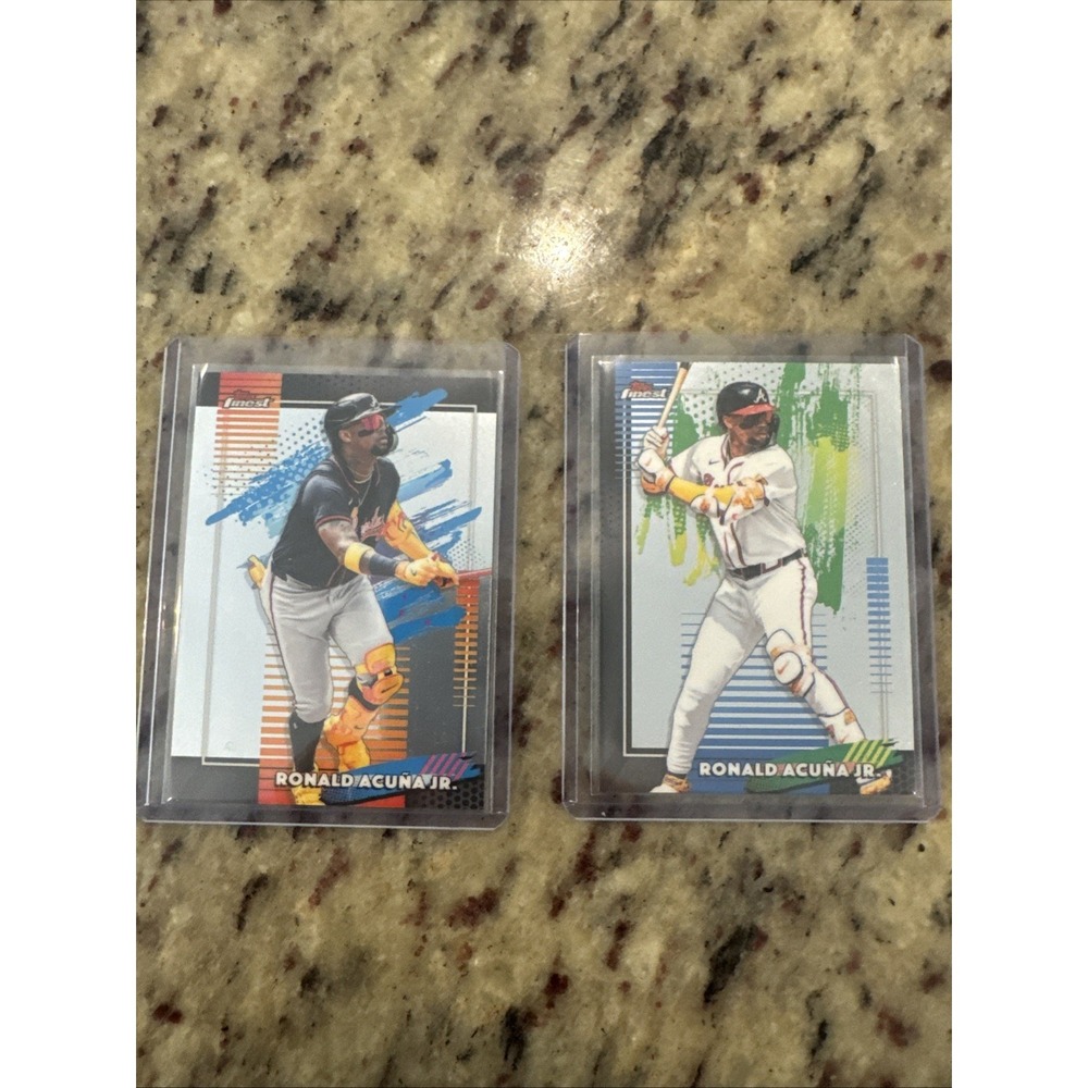 2026‎ Topps Finest Ronald Acuña Jr. #187 Atlanta Braves Baseball Card